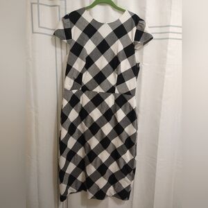 ***SOLD*** BETSEY JOHNSON Black and White Checkered Dress